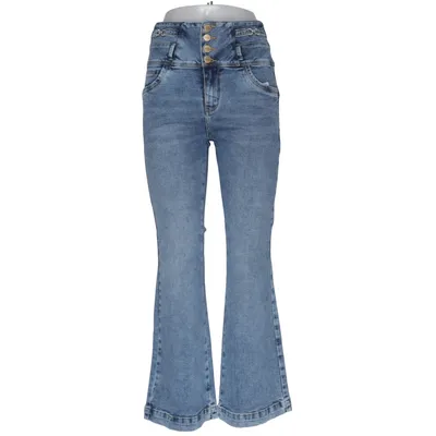 Jean (Bleu) de Pionier Coton, Élasthane, Polyester