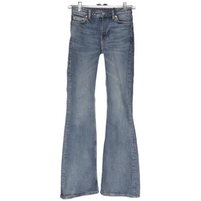Jeans (Flame Low Flared Jeans) from Weekday Cotton, Elastane