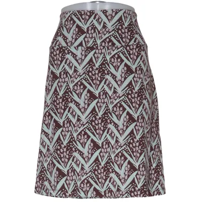 Skirt (Brown, Multicolored) from Zilch Elastane, Viscose
