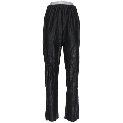 Broek (Straight Pu Pant) van NLY One Polyester, Polyurethaan