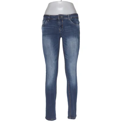 Spijkerbroek (Blauw) van Bershka Denim Collection Katoen, Elastaan