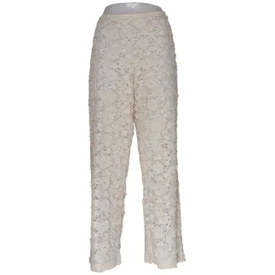 Palazzo pants (White) from Zara Cotton, Polyamide