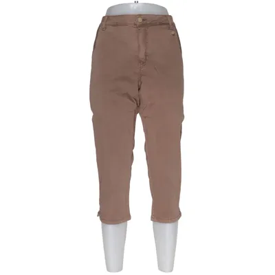 Pantacourt (Marron) de Dranella Coton, Élasthane, Viscose