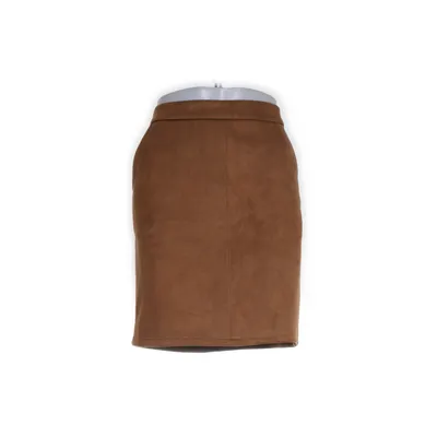 Kjol (Brun) från VILA Clothes Elastan, Polyester