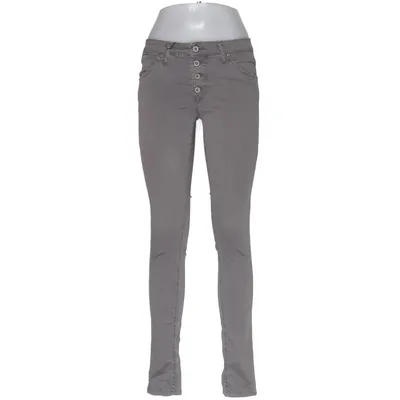 Jeans (Grå) fra Please Vintage Glam Bomuld, Elastan