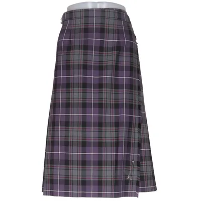 Skirt (Purple, Gray, Black) from James Pringle Weavers Cotton, Polyester
