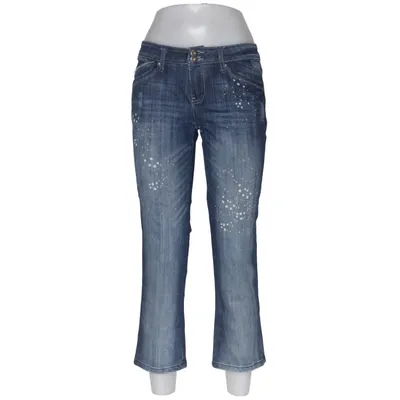 Jeans (Blå, Hvid) fra DKNY Bomuld, Elastan, Polyester
