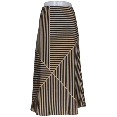 Maxi nederdel (Sort, Beige) fra Neo Noir Polyester