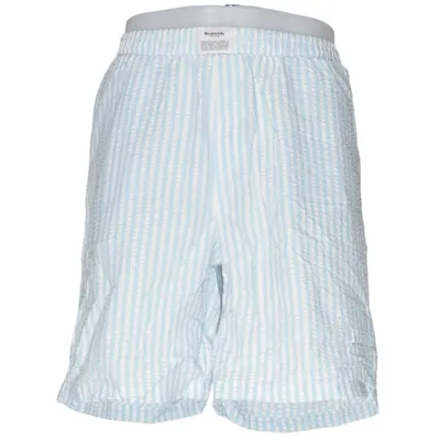 Pyjamashorts (Blauw, Wit) van Resteröds Organisch katoen, Polyester