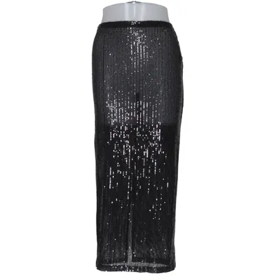 Maxi rok (Zwart) van Josefine HJ x NA-KD Polyester