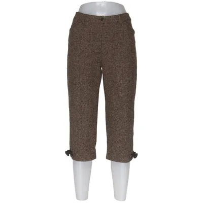 Trekvart bukser (Brun) fra Veronica Damiani Polyester