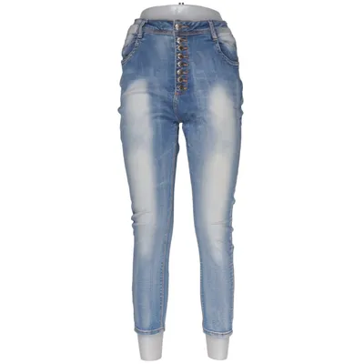 Jeans (Blå) från Mozzaar Elastan, Bomull