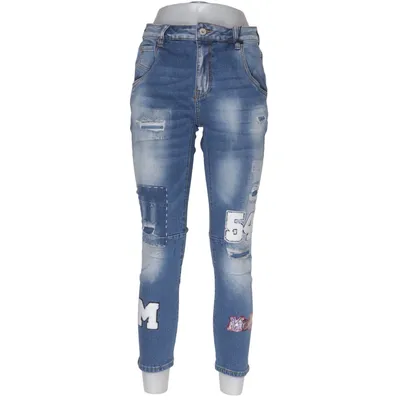 Jeans (Blå) fra Sexy Woman Bomuld, Elastan, Viscose