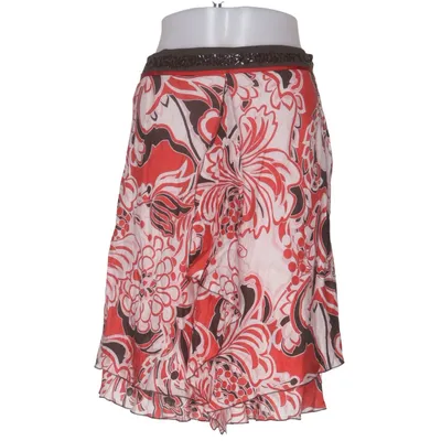 Rok (Rood, Wit, Bruin) van Laurèl Cupro, Zijde
