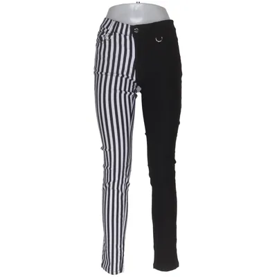 Jean (Noir, Blanc) de Banned Coton, Élasthane, Polyester