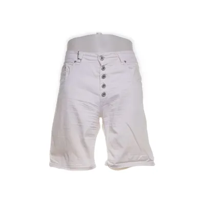 Denim shorts (Wit) van Please Katoen, Elastaan