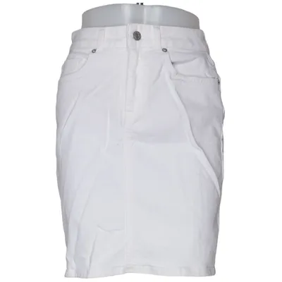 Jeanskjol (Vit) från Selected Femme Bomull, Elastan
