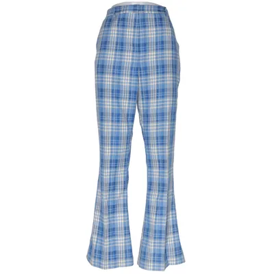 Byxor (Blå, Gul) från ASOS Design Elastan, Polyester, Viskos