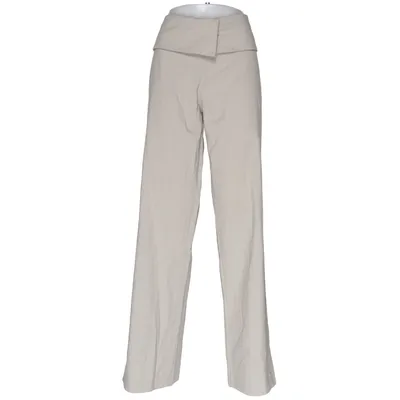 Palazzo broek (Beige) van Kerne.Milk Elastaan, Polyester, Viscose, Wol