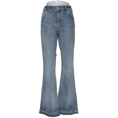 Jeans (Blå) fra Ganni Elastan, Økologisk bomuld