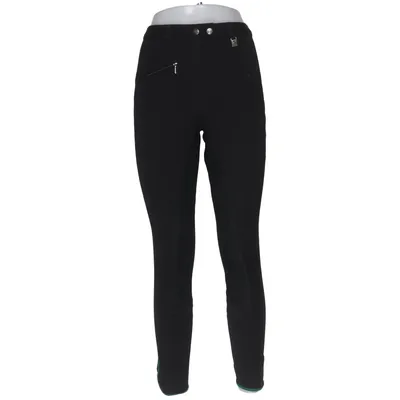 Pantalon d'équitation (Noir, Vert) de Cavallo Coton, Élasthane