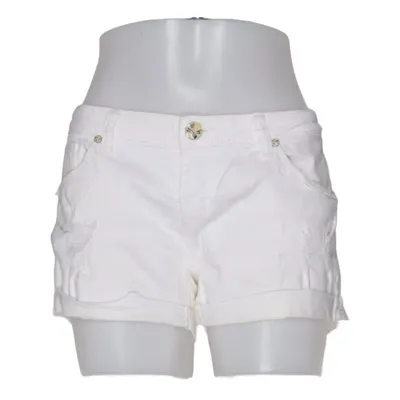 Denim shorts (White) from Simply Chic Cotton, Elastane