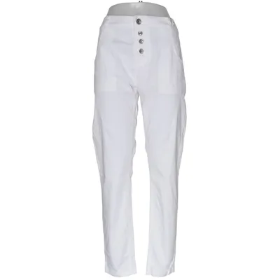 Jeans (Hvid) fra Maryley Bomuld, Elastan