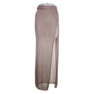 Jupe longue (Beige) de Superdown