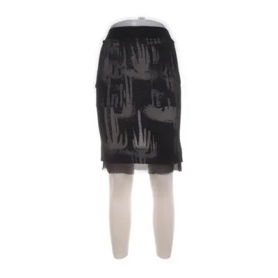 Skirt (Black, Gray) from Diesel Cotton, Polyester