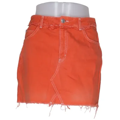 Jeanskjol (Orange) från Topshop Moto Bomull