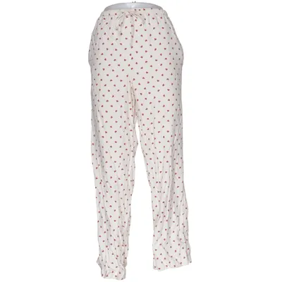 Pyjamasbukser (Hvid, Rød) fra Gina Tricot Økologisk bomuld