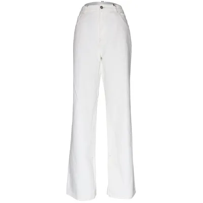 Spijkerbroek (Wit) van Massimo Dutti Katoen