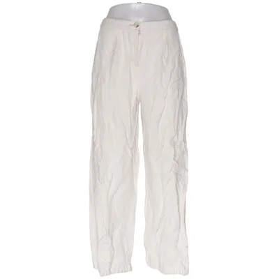 Palazzo broek (Beige) van Bershka Linnen, Viscose