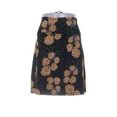 Kjol (Blå, Flerfärgad) från Zilch Elastan, Ekologisk bomull, Viskos