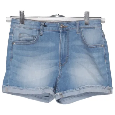 Denim shorts (Blauw) van Lab Industries Katoen, Elastaan, Polyester