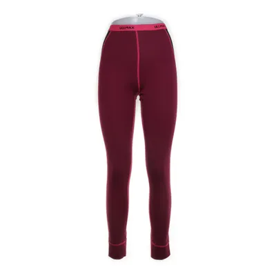 Base layer pants (Pink, Black) from Ullmax Elastane, Merino wool, Polyester