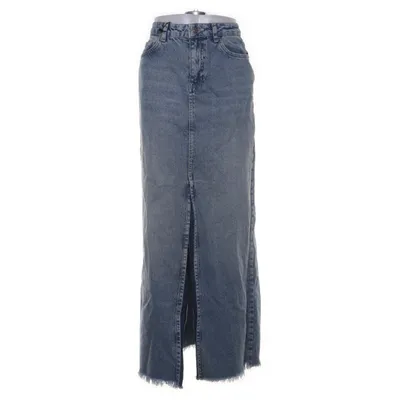 Jeansnederdel (Blå) fra NA-KD Bomuld, Polyester