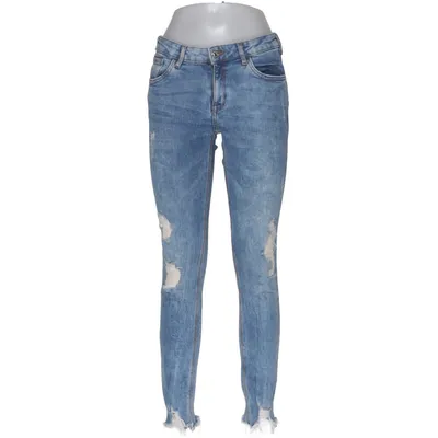 Jeans (Blå) från Mango Denim Bomull, Elastan
