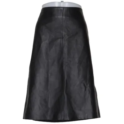 Leren rok (Zwart) van Hollies Leer, Polyester