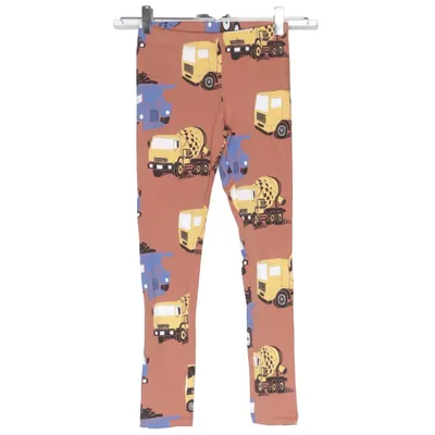 Leggings (Bruin, Blauw, Geel) van Lindex Kids Katoen, Elastaan