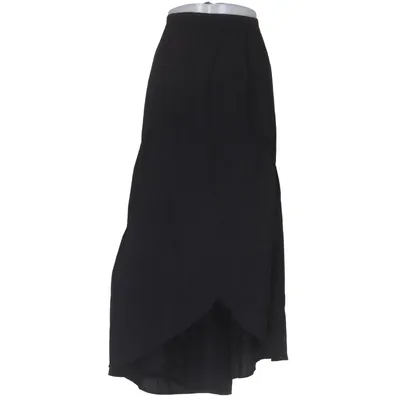 Maxi skirt (Black) from Ulla Popken Cotton, Polyester