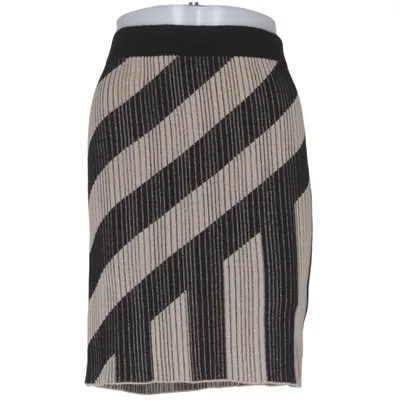 Kjol (Svart, Beige) från Lindex Bomull, Polyester
