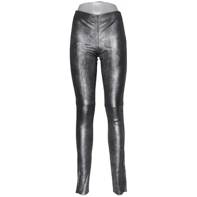 Leather pants (Silver) from Joseph Cotton, Elastane, Leather