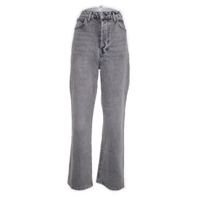 Jeans (Grå) från Woodbird Bomull, Elastan