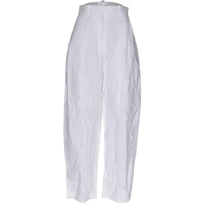 Pants (White) from COS Cotton, Linen
