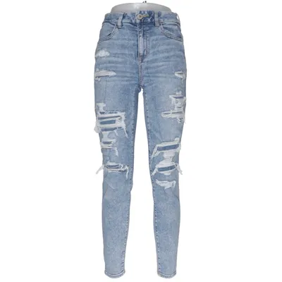Jeans (Blå) från American Eagle Bomull, Elastan, Polyester, Viskos