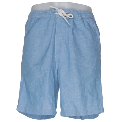 Short (Bleu) de H&M Lin, Coton