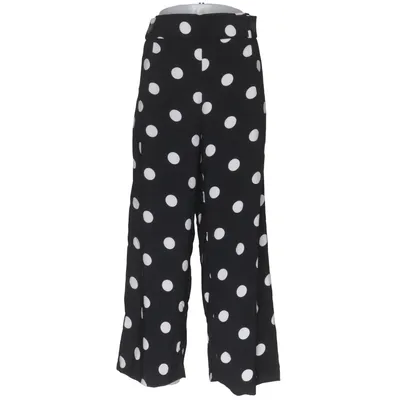 Palazzo pants (Black, White) from Zara