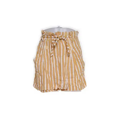 Shorts (Gul, Brun, Vit) från Zara Trafaluc Collection Linne, Viskos