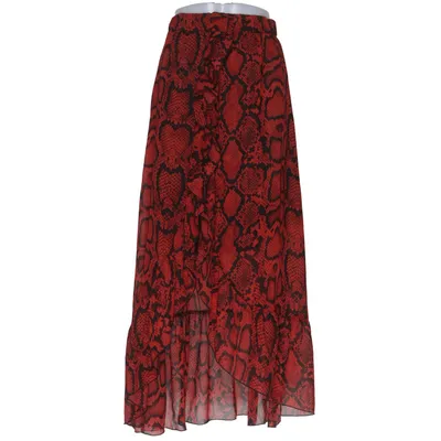 Maxi nederdel (Rød, Sort) fra Laurella Polyester